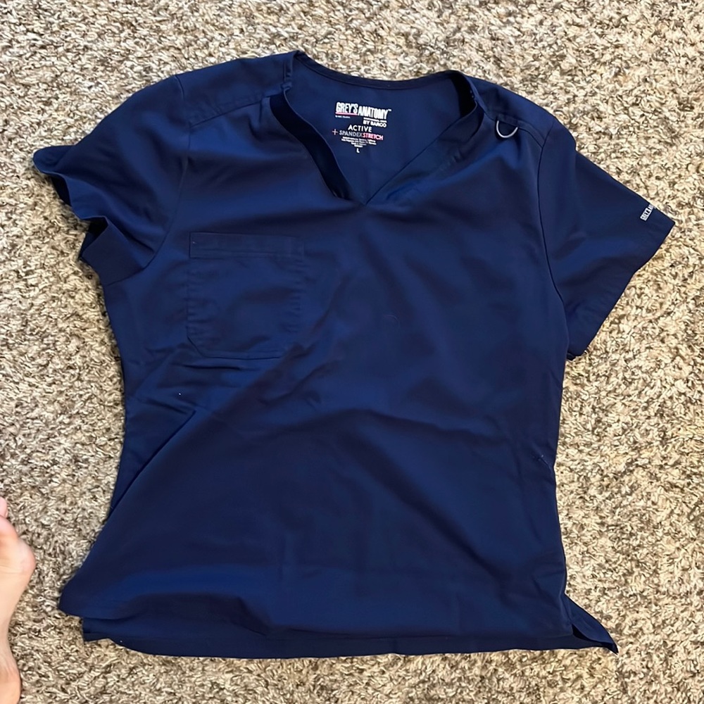 Navy Scrub top